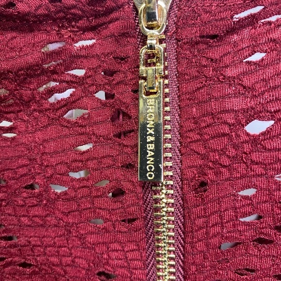 BRONX AND BANCO Mayan Maroon Maxi Dress NWT Sz S/4 - Picture 8 of 10